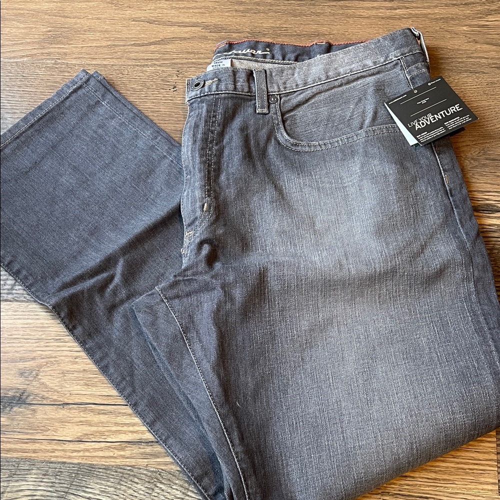 Eddie Bauer Flex Jeans Graphite 38 x 32